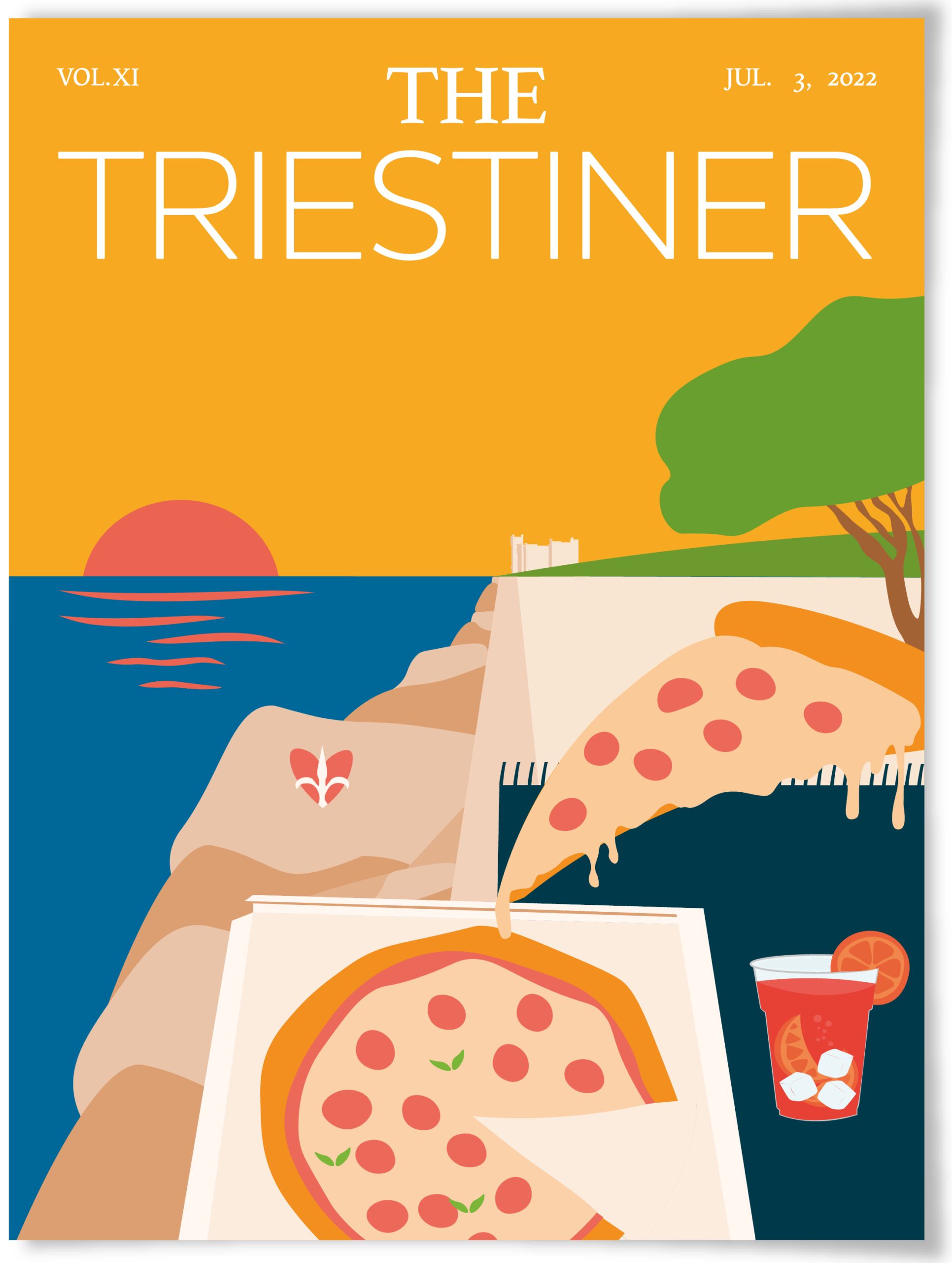 Cartolina — Pizza a Barcola
